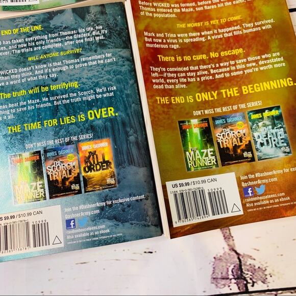 The Maze Runner Series 1-4 James Dashner - Picture 5 of 7